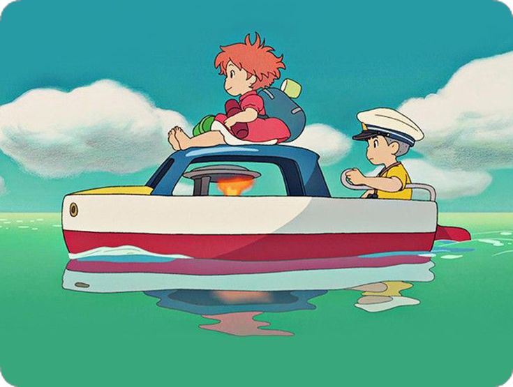 ponyo on boat